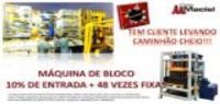 Máquina para fabricação de blocos de concreto 